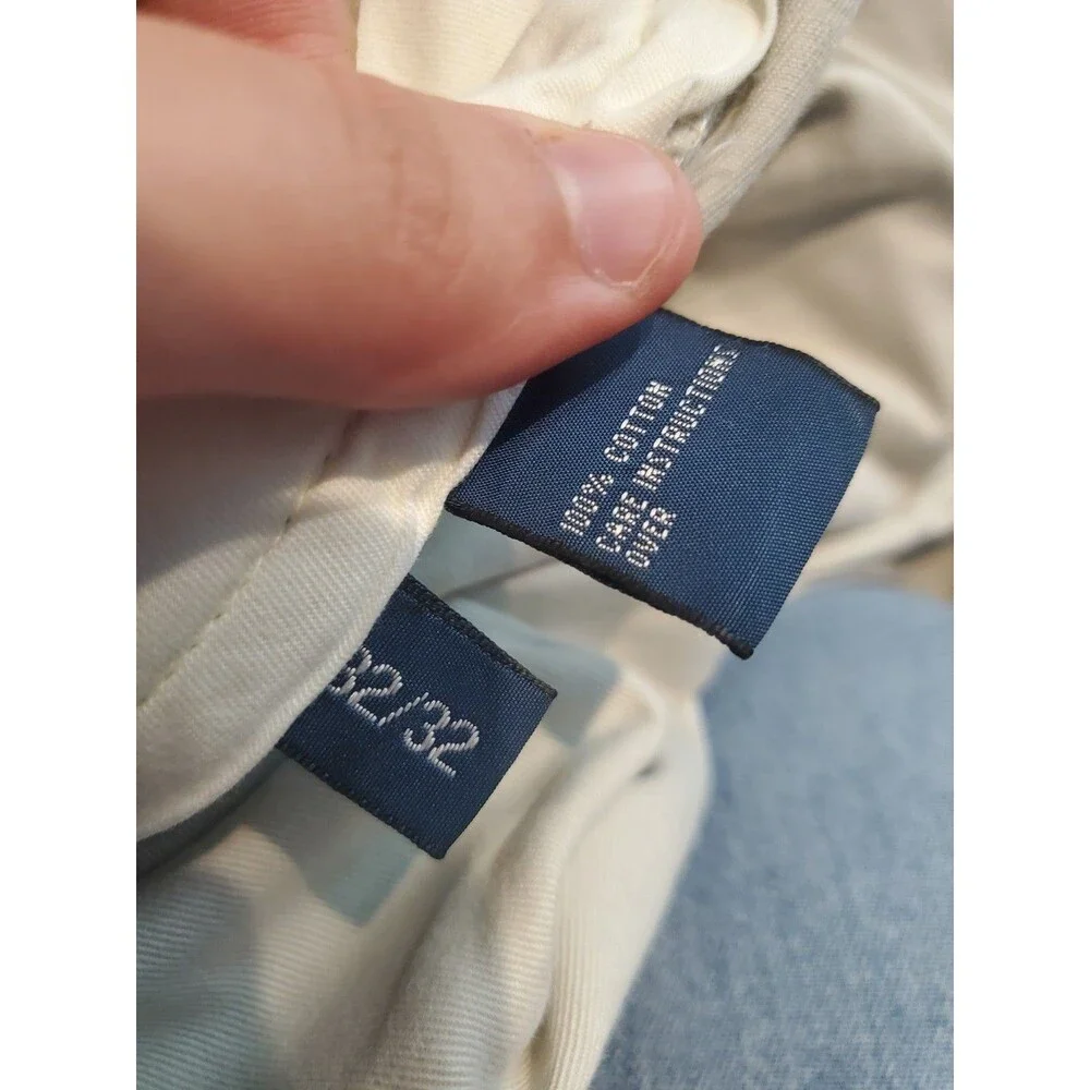 Polo Ralph Lauren Prospect Pant Men Chino Trousers Beige Khaki 100% Cotton 32x29